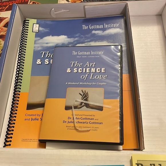 NEW IN BOX THE ART & SCIENCE OF LOVE GOTTMAN INSTITUTE WEEKEND WORKSHOP KIT DVD - Picture 3 of 9